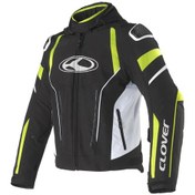 Resim Clover Rainblade-3 Wp Korumalı Motosiklet Montu Siyah Sarı 