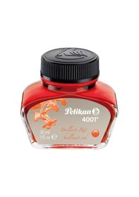 Resim Pelikan Dolma Kalem Mürekkebi 30 Ml Kırmızı 4001 6 Adet 