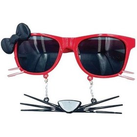 Resim Kedi Model Kırmızı Parti Gözlüğü Diğer 