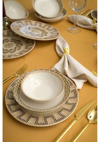 Resim Heda Porselen Efes 18 Parça 6 Kişilik Porselen Yemek Takımı 