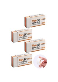 Resim Beyaz Silgi Orta Boy Soft Silgi 4 Adet Pansil Yumuşak Silgi Ufalanmayan Okul Büro Yerli Üretim Ekstra Yumuşak 