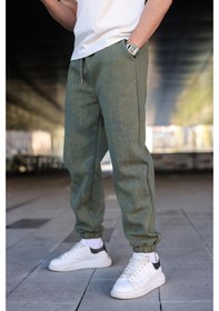 Resim Haki Batik Desenli Jogger Eşofman Altı E6582 Haki 