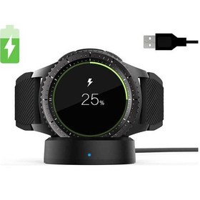 Resim Nourthkiingdom Siyah Gear S3 Usb Şarj Kablosu 