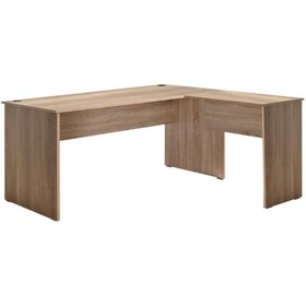 Resim Adore Mobilya Rio L Ofis Masası - Açık Ceviz (tori) 160x75x144 Cm (gxyxd) 