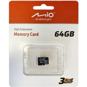 Resim Mio 64gb High Endurance U3 Xc1 A2 V30 Microsd Hafıza Kartı 