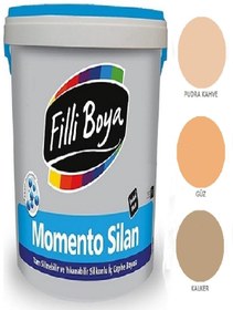 Resim Filli Boya Momento Silan Tam Silinebilir Yıkanabilir Silikonlu Ipek Mat Boya 2,5lt (pudra Kahve) 