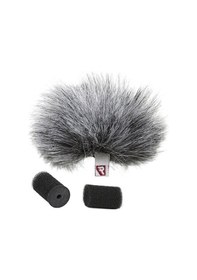 Resim Rycote 065515 Gri Renk Yaka Mikrofonu için Rüzgar Koruyucu 