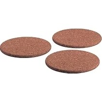 Resim Ecovibe Heat 3'lü Set Mantar Tencere Altlığı 19 cm Çapında Mantar Altlık 