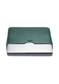 Resim Apple Uyumlu MacBook Air M2 13.6 Inç 2022 M2 Çip A2681 Çanta Pu Deri Stantlı Şık Tasarım Kılıf 