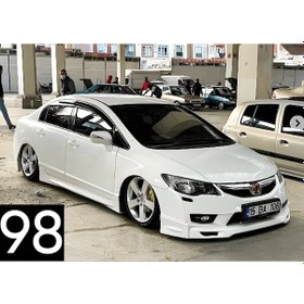 Resim Honda Civic Fd6 Makyajlı Ön Ek Ön Karlık Ön Tampon Eki 
