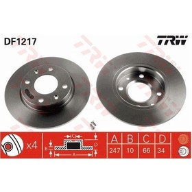 Resim TRW DF1217 Fre 4246A5 96070525 (WA942278) (Fiyat:2 Adet İçindir) 