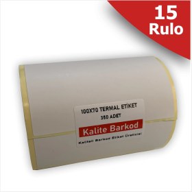 Resim Kalite Barkod 100x70 Termal Etiket 15 Barkod Etiketi 