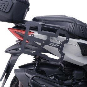Resim Gp Kompozit Honda Forza 250 2018-2025 Uyumlu Yan Çanta Demiri Siyah 