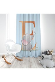 Resim EVSEHOMES E Harfi Sevimli Fil Çocuk Odası Takım 