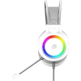 Resim Gamebooster H02W Hammer Beyaz Rgb Streo Oyuncu Kulaklığı 
