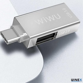 Resim Global Wiwu T02 USB Type-C Hub Çevirici ve Çoklayıcı Hub Gri WNE0112 