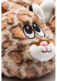 Resim Twigy Tigy Çocuk Hayvanlı Panduf Kahverengi 30/35 CC0621 Çok Renkli 