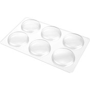 Resim Ic Kapı Kolu Duvar Koruyucu, 6 Adet Şeffaf Yuvarlak Yumuşak Kauçuk Duvar Koruyucu Kendinden Yapışkanlı Kapı Kolu Tamponu 