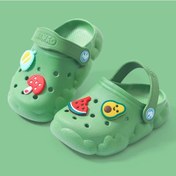 Resim 2022 New Fashion Children Garden Shoes Boys And Girls Cartoon Sandal Summer Yeşil 32 180mm Yeşil 