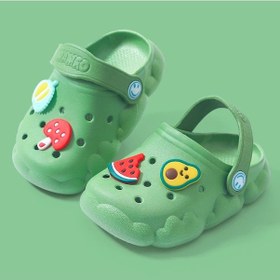 Resim 2022 New Fashion Children Garden Shoes Boys And Girls Cartoon Sandal Summer Yeşil 32 180mm Yeşil 