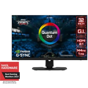 Resim MSI 32" Optix MPG321UR QD 1ms 144hz HDMI,DisplayPort G-Sync 4K Gaming Monitör 