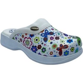 Resim Hipokrat Sabo Ortopedik Terlik Desenli Kadın Kelebek Desenli Çok Renkli 