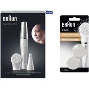 Resim Braun Facespa Pro Serisi (910) Yüz Epilatörü Ve Yüz Temizleme Cihazı + Face Peeling 80 