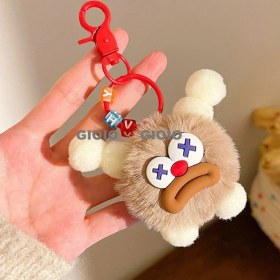 Resim Silver1 Peluş Karikatür Anahtarlık Kolye Küçük Hediye Bebek Kolye Çanta Çekicilik Aksesuarları (Yurt Dışından) 