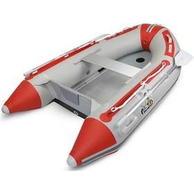 Resim Fishika 240cm Kırmızı Alüminyum Taban Omurgalı Şişme Bot 