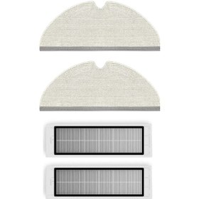 Resim Roborock S50/s55 Uyumlu Yedek Mop Ve Hepa Filtre-4 Parça 