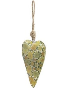 Resim Vitale Şiva Çiçek Desenli Yeşil Kalp Küçük Boy Ak.Fq0027-Y 