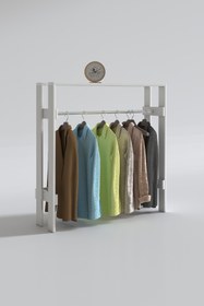 Resim Kenzlife Giysi Dolabı Casim 100*100*25 Byz Askılık Ayakkabılık 