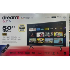 Resim Dreamstar 50'' 127 cm 4K Ultra Hd Uydulu Smart LED Tv 