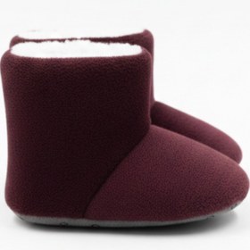 Resim pufien Çocuk ve Bebek Panduf, Kışlık Peluş Bot, Yumuşak, Sıcak Tutan, Kaymaz Tabanlı Ev İçi Patik, Ev Botu 