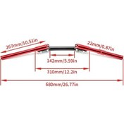 Resim Pazly 7/8 Ayarlanabilir Alüminyum Gidon - Hafif Ve Dayanıklı 