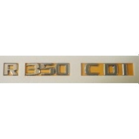 Resim Mercedes Uyumlu Yazı R 350 Cdı Krom 