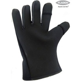 Resim Fladen Eldiven Neopren Siyah L Siyah 