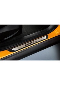 Resim Opel Corsa Uyumlu Kapı Eşiği Krom Abs 4 Parça 