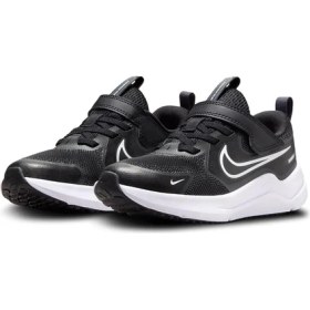 Resim Nike Cosmic Runner Çocuk Koşu Ayakkabısı Siyah - Beyaz Eva Tabanlı Erkek Çocuk İçin Cırtlı 