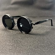 Resim 1 Adet Steampunk Dönebilir Lens Gözlük - Ayarlanabilir Parlaklık ND, Yaylı Menteşeli Alaşımlı Çerçeve, Siyah veya Altın Renkler, Partiler ve Müzik Festivalleri İçin İdeal, Babalar Günü, Noel & Yılbaşı Hediyesi, Şık Tasarım 