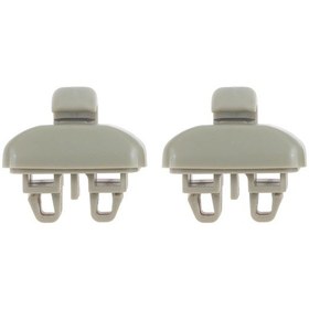 Resim Lasonstiges 2 Adet Araba Ön Güneş Kanopileri Kanca Tutucu Klipler Audi Tt A6 C5 2000 2005 Gri / Bej Askı Tutucular 4b0857562 4b0857563 