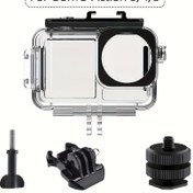 Resim DJI Osmo Action 5/4/3 için Dayanıklı Su Altı Kamera Şelisi - Alüminyum Alaşım Seri Montajlı, Su Geçirmez ve Darbe Geçirmez, Profesyonel Su Altı Film Çekimi için İdeal, Su Altı Film Çekimi Ekipmanı | Dayanıklı Kamera Kutusu | Güvenli Montaj Sistemi, Su Altı Kamera Şelisi 