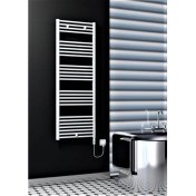 Resim Radiva Haiti Elektrikli Havlupan 600 Watt 500 x 1500 cm Düz Beyaz (On/off Düğmeli) 