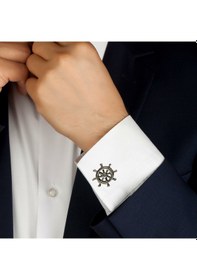 Resim Dümen Model Telkari Erkek Gümüş Kol Düğmesi 
