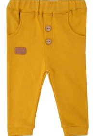Resim Unisex Bebek Bel Lastikli Cepli Tek Alt Eşofman Altı Penye 001 