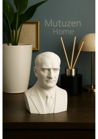 Resim Dekoratif Mustafa Kemal Atatürk Masa Üstü Heykel Figürü 1 