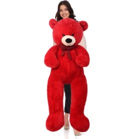 Resim Sole 130 cm Papyonlu Dev Boy Peluş Ayı 