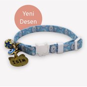 Resim Caramelos Güvenlik Kilitli Kedi Tasması Isimli Künyesi Mvkrs 