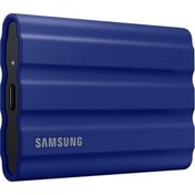 Resim SAMSUNG 1TB SSD T7 SHIELD MU-PE1T0R\u002FWW Harici Harddisk Mavi 
