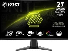 Resim MSI MAG 27C6F 27'' FHD CURVE RAPID VA 180HZ 1MS ADAPTIVE-SYNC GAMING MONITÖR 